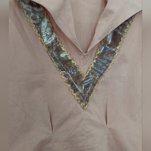 Vintage Mocha Color "Patio Set" Top And Skirt - Picture 3 of 15